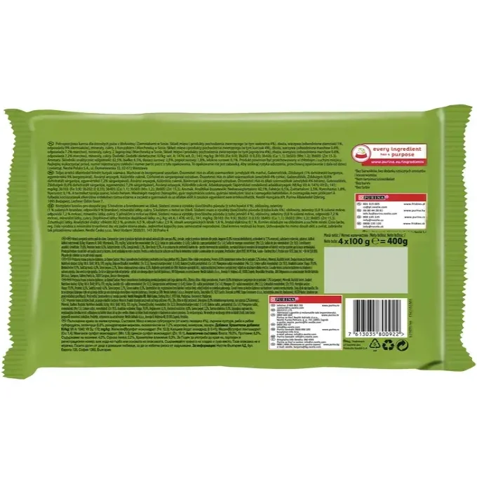 Friskies Dog Junior Plic Pui&Morcov 4x100 g