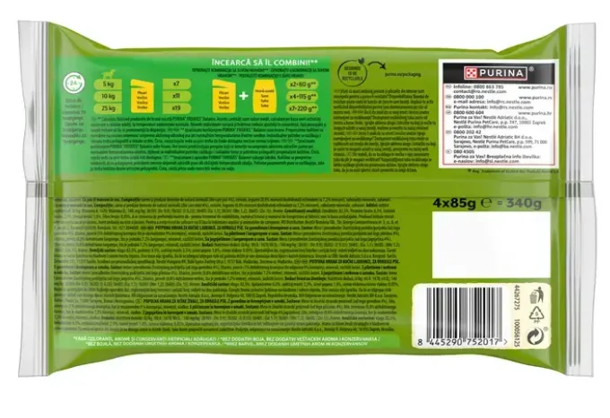 Friskies Dog Plic Vita&Pui&Miel 4x100 g