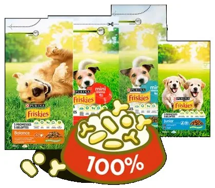 Friskies Dog Plic Vita&Pui&Miel 4x100 g