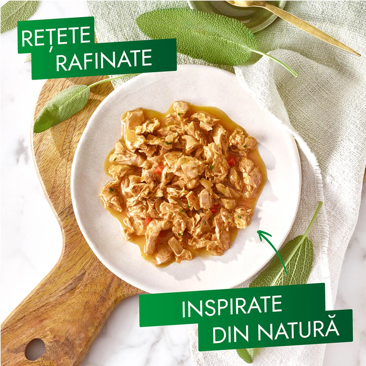 Gourmet Nature`s Creation Pui/Curcan 4x85 g