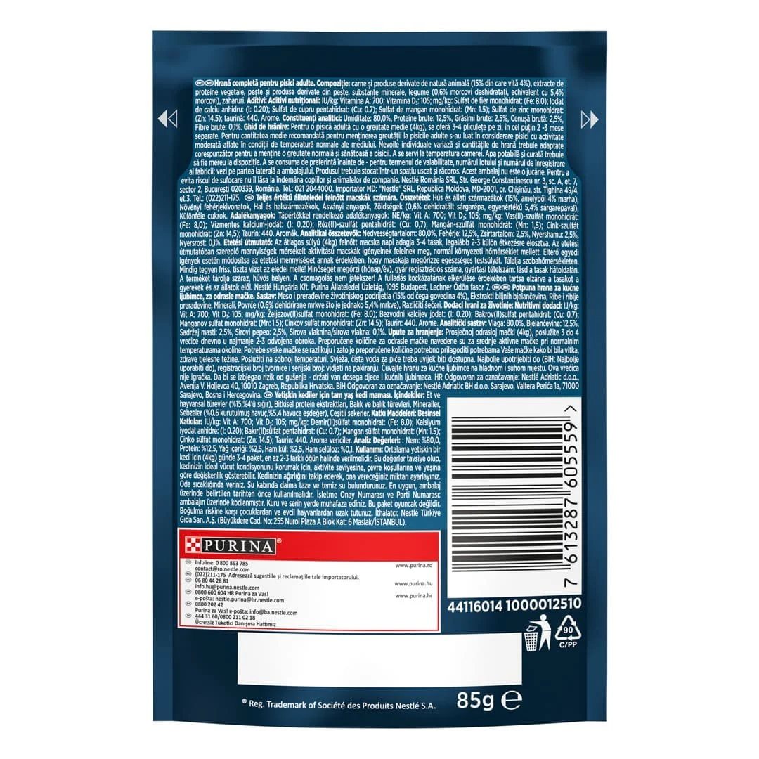 Gourmet Perle Plic Vita/Legume 85 g