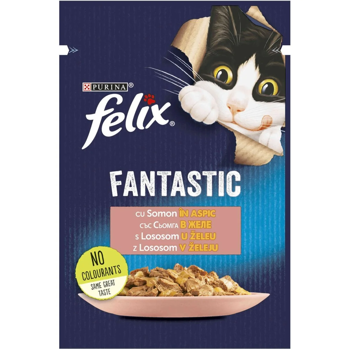 Felix Fantastic Plic Somon 4x85 g