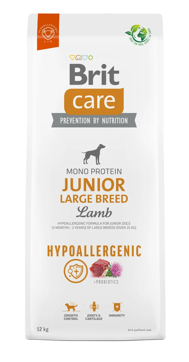 Brit Care Dog Hypoallergenic Junior Large Breed Miel