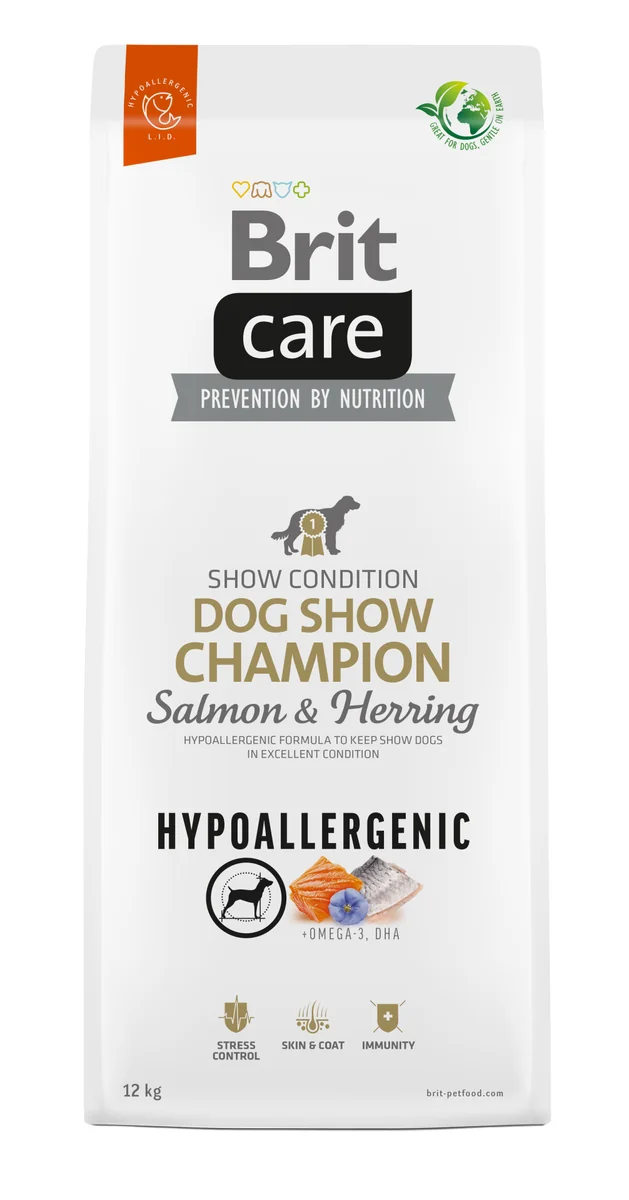 Brit Care Dog Hypoallergenic Dog Show Champion Somon Si Hering