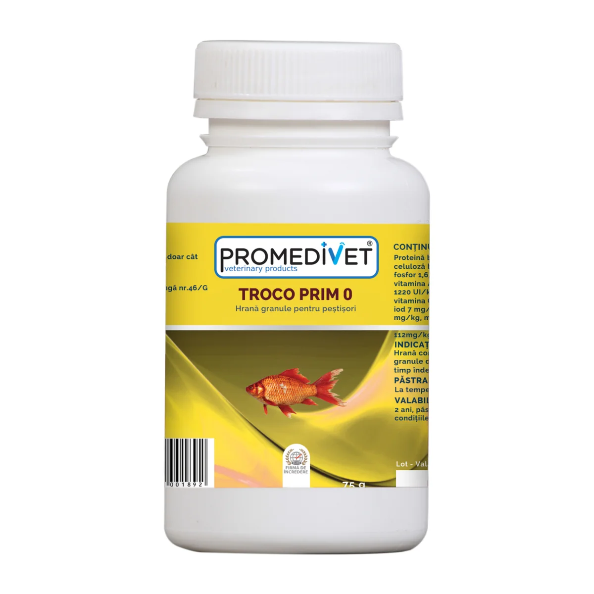 Promedivet Troco Prim Nr 0 75 g Granule