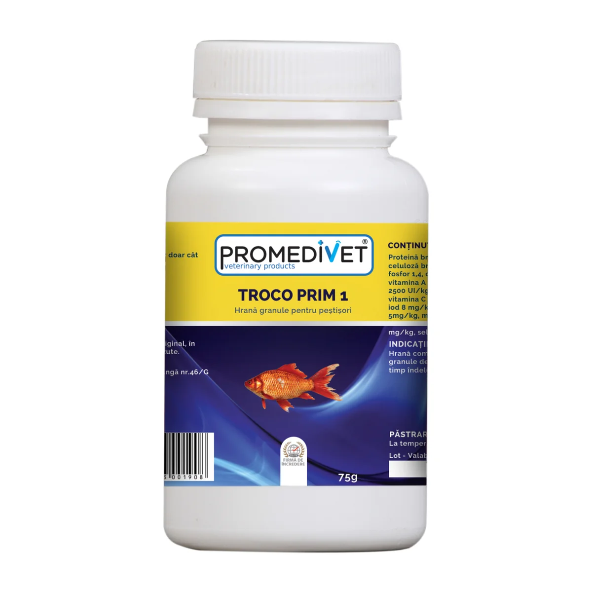 Promedivet Troco Prim Nr 1 75 g Granule