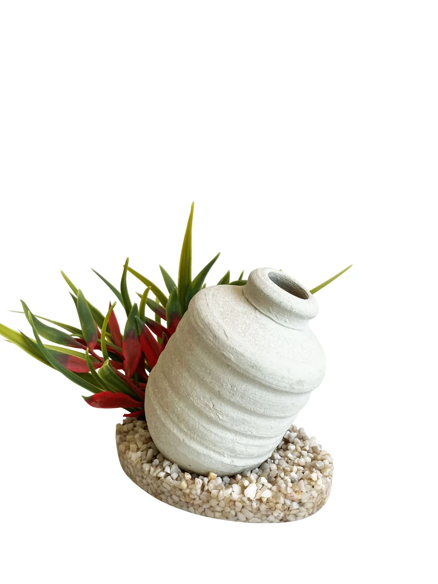 Sydeco Decor Barrel Rum Plants 15 cm 380526