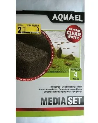 Aquael Filtru Buret Fan 3 / 2 Buc/Set