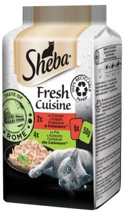 Sheba Minipouch Selectii De Pui/Curcan 6x50 G
