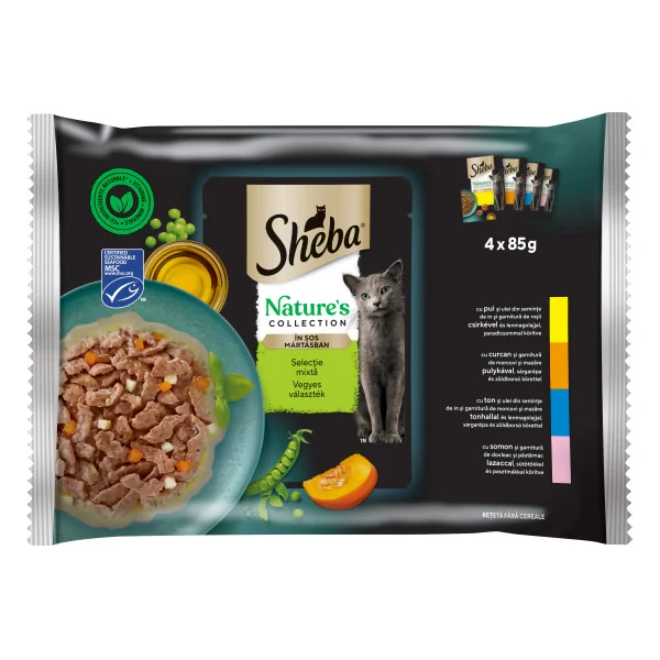 Sheba Plic Nature Mix In Sos 4x85 G