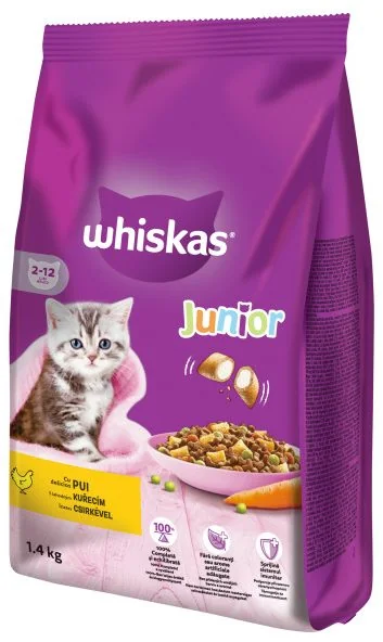 Whiskas Junior Pui 1.4 KG