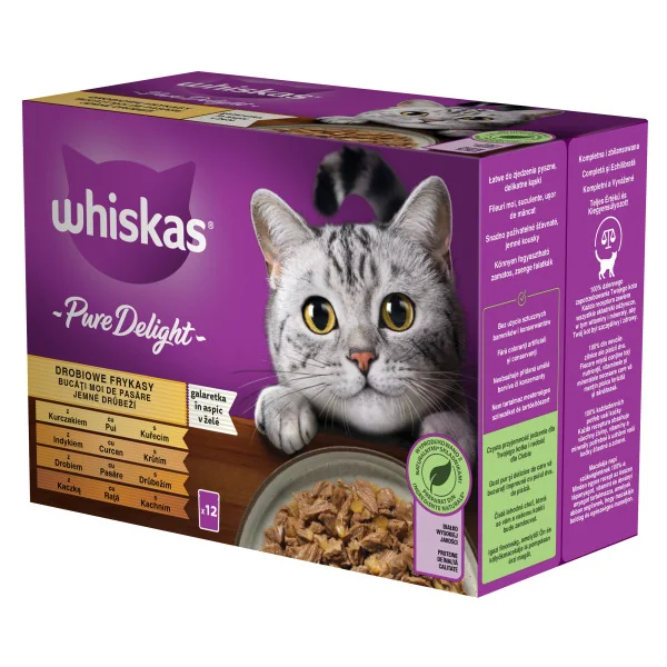 Whiskas Plic Adult Selectii Pasare 12x85 G