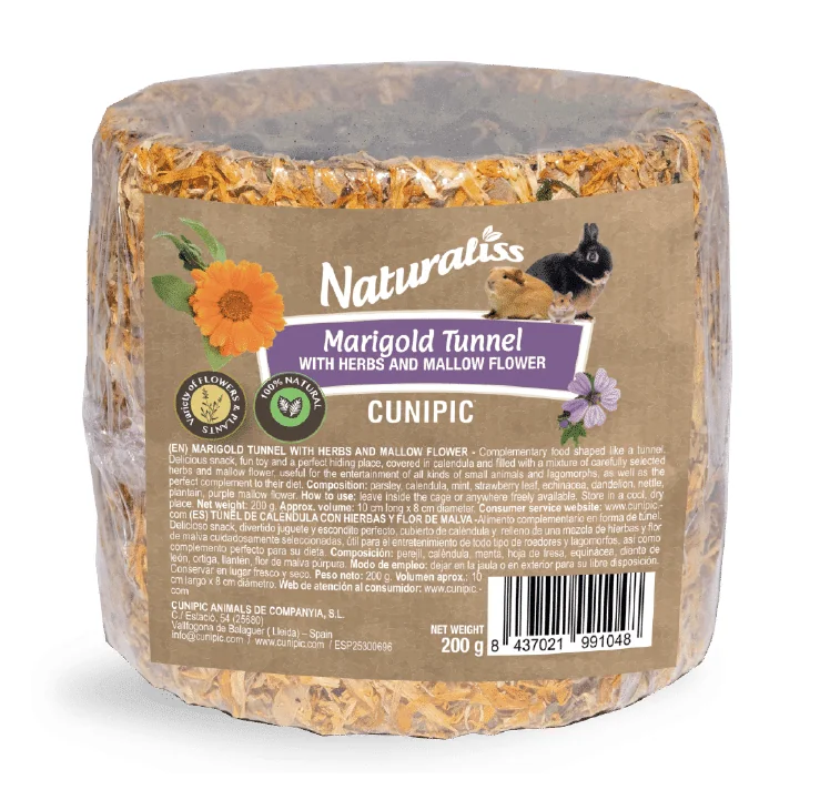 Cunipic Snacks Rozatoare Tunel Galbenele Cu Ierburi/Nalba 200 G