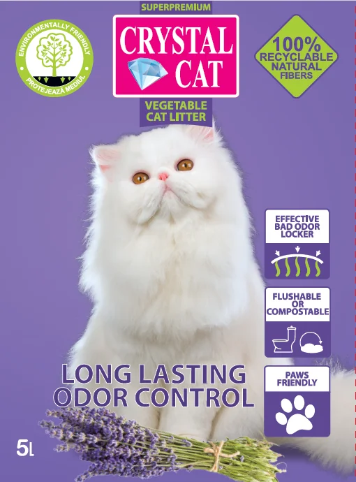 Crystal Cat Asternut Vegetal Tofu Lavanda 5L