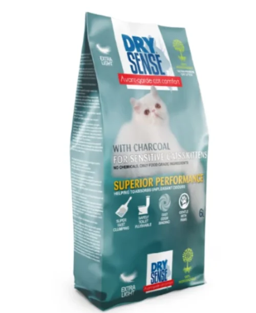 Dry Sense Asternut Igienic cu Carbon 6L