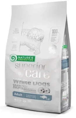 Nature's Protection Superior Care White Dogs Grain Free White Fish Adult Small & Mini Breeds 1,5 kg