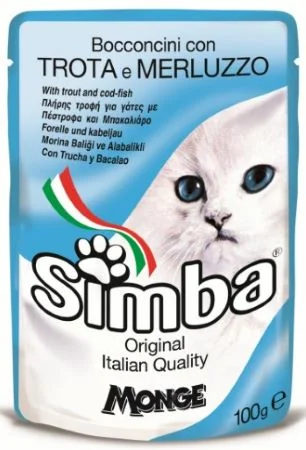 Simba Cat Plic Pastrav 100 G