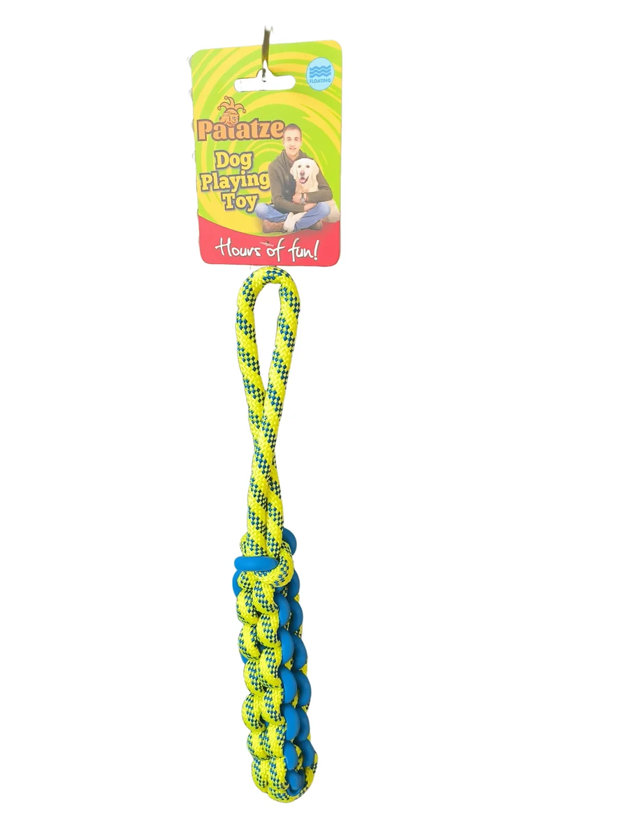 Paiatze Dog Floating Floating Rope TPR Stripes 36 cm