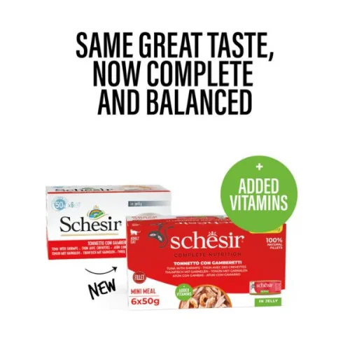 Schesir Ton/Creveti in Jelly 6x50 G