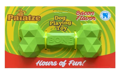 Paiatze Dog Chew Bone Natural Rubber BKC662