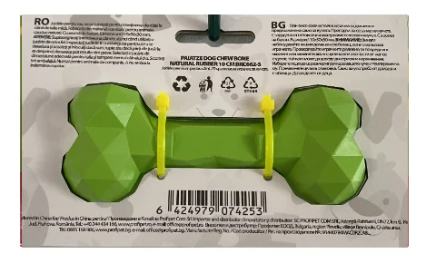 Paiatze Dog Chew Bone Natural Rubber BKC662