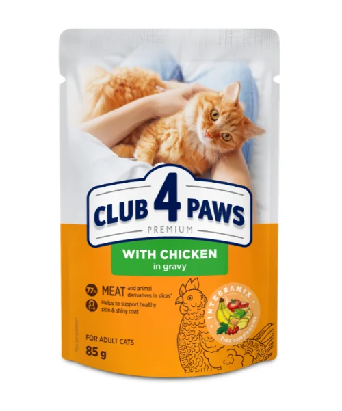 Club 4 Paws Pisica Plic Pui 85 g