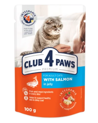 Club 4 Paws Pisica Plic Somon 85 g