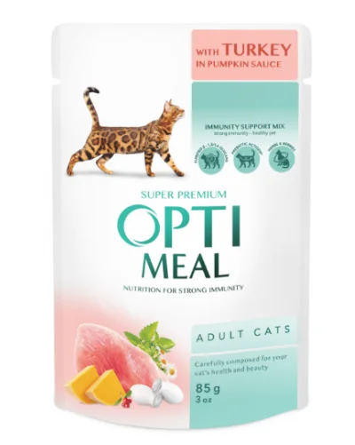 Optimeal Pisica Plic Curcan 85 g