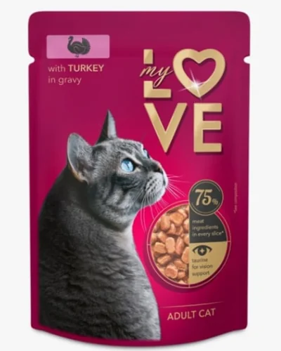 My Love Pisica Plic Curcan 85 g