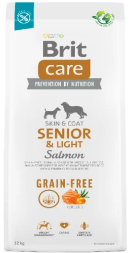 Brit Care Dog Grain-Free Senior & Light Somon