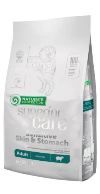 Nature's Protection Superior Care Sensitive Skin & Stomach Lamb Adult All Breed 1.5 Kg