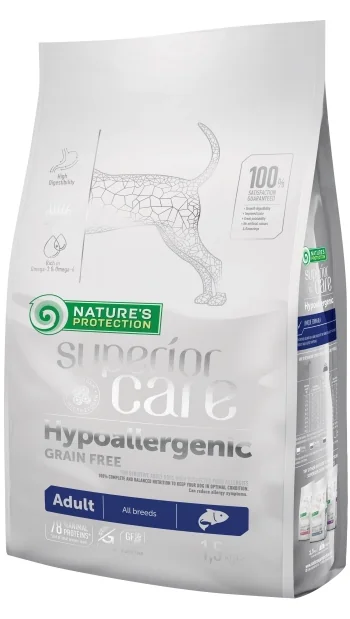 Nature's Protection S.C Hypoallergenic Grain Free Salmon Adult All Breeds 1.5 Kg