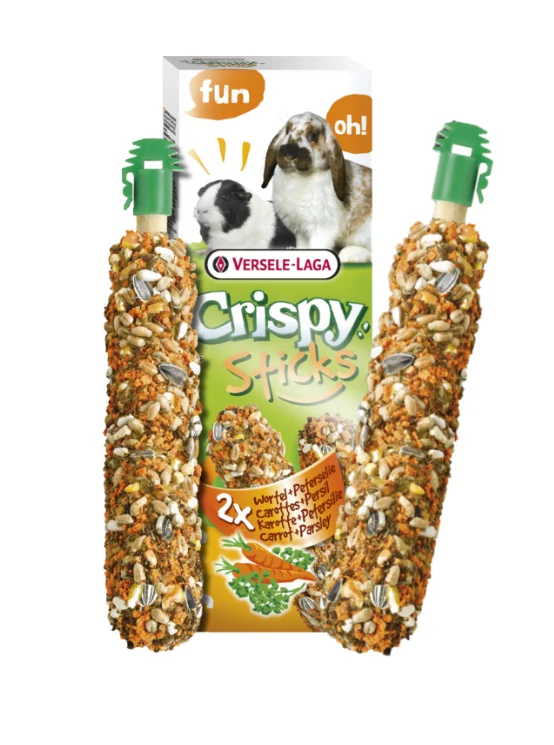 Versele Laga Batoane cu Morcov si Patrunjel pentru Iepuri si G-Pig - 2 bucati 110 g