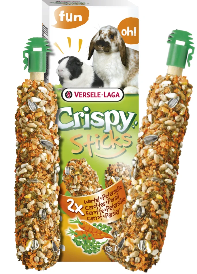 Versele Laga Batoane cu Morcov si Patrunjel pentru Iepuri si G-Pig - 2 bucati 110 g
