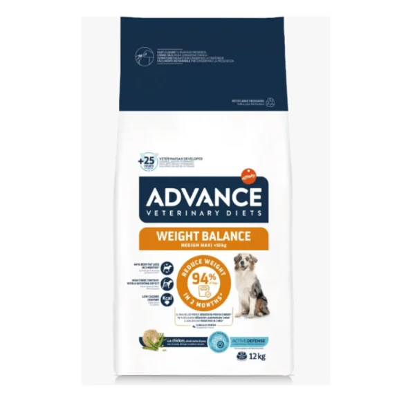 Advance Dog Dieta Weight Balance 3 Kg