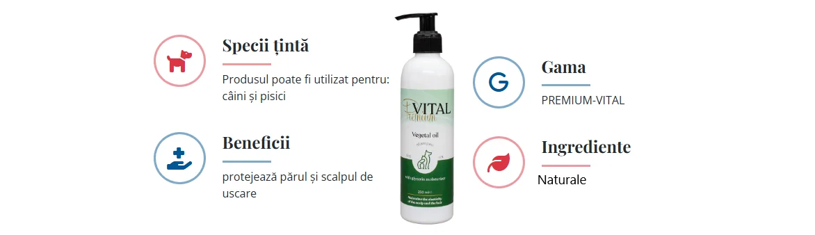 Promedivet Sampon Premium-Vital Cu Uleiuri Vegetale 250 ml