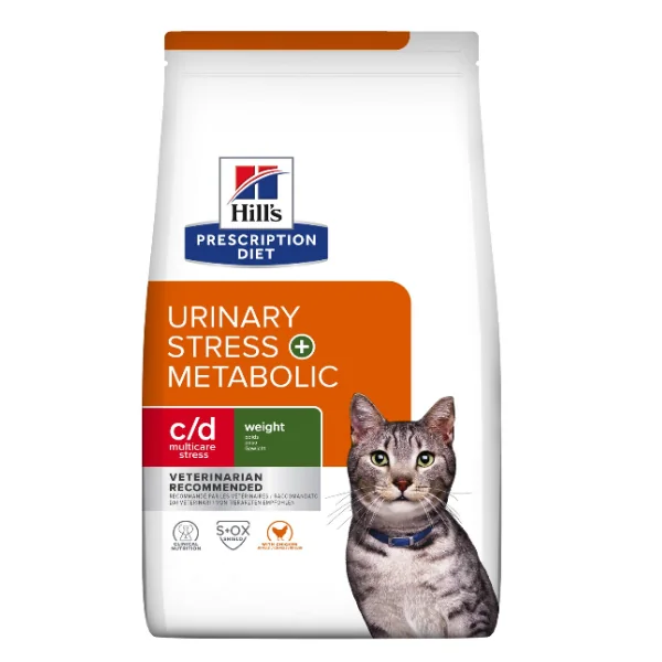 Hills Felin Dieta C/D Stress/Metabolic Pui 1.5 kg