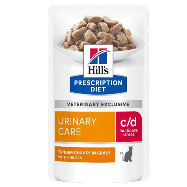 Hills Felin Dieta Plic C/D Multicare Stress Pui 85 G x 12