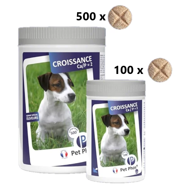 Pet Phos Vitamine Caine Croissance Ca/P=2