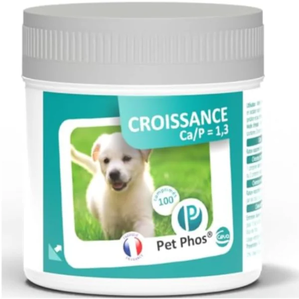 Pet Phos Vitamine Caine Croissance Ca/P=1.3